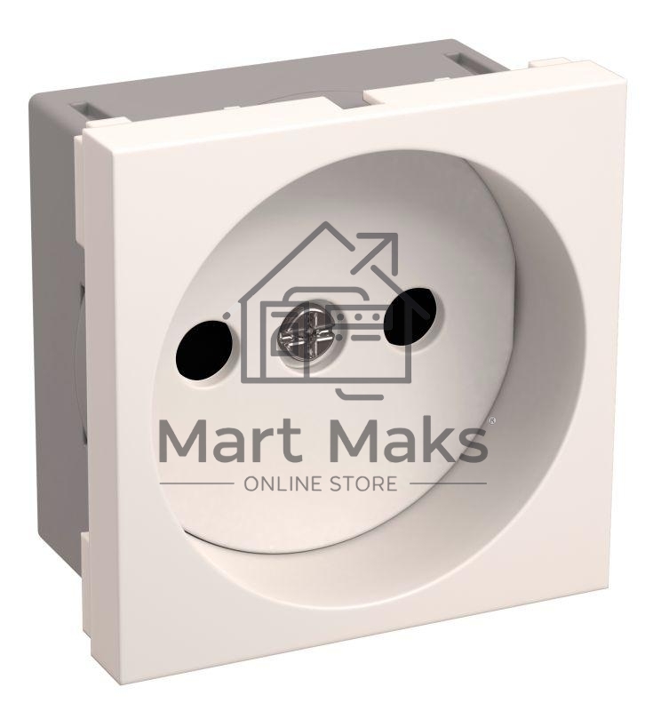 Розетка Iek CKK-40D-RSB2-K01-K РКС-20-20-П-К без з/к 2к (на 2 модуля) ПРАЙМЕР белая IEK