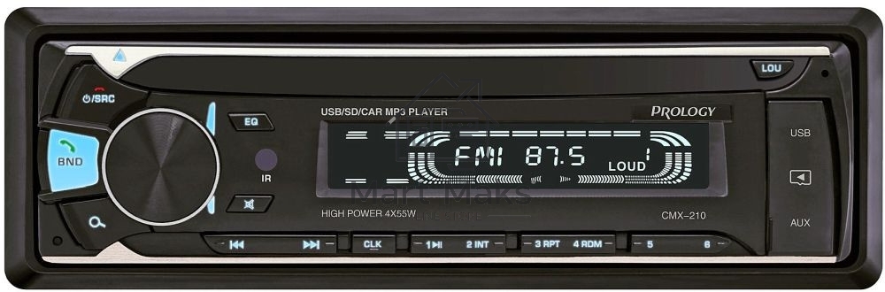 Автомагнитола Prology CMX-210 1DIN 4x55Вт