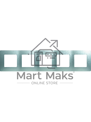 Рамка 5 постов, алюминий ETIKA Рамка 5 постов, алюминий ETIKA