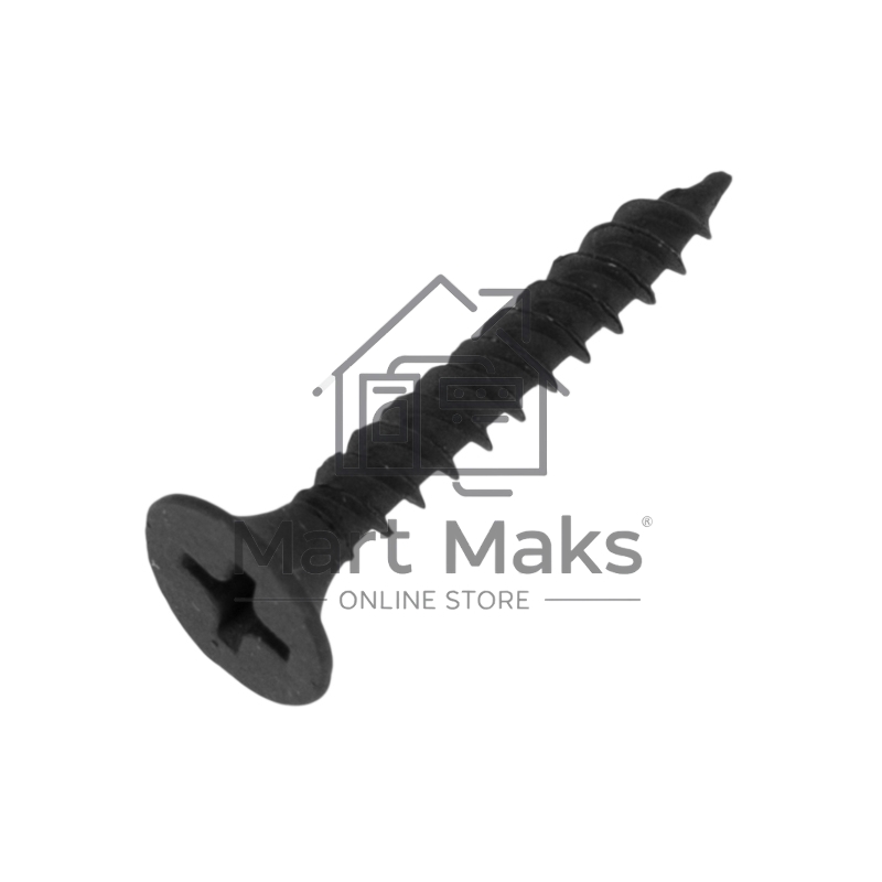 Саморез гипсокартон-металл KRANZ 3.5х25, пакет (50 шт./уп.)