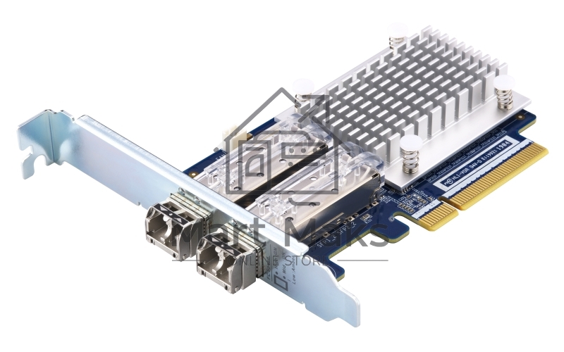 Сетевая карта QNAP QXP-16G2FC Dual-port Fiber Channel adapter, 2 x 16 Gb / s SFP +, PCIe Gen3 x8. For QTS OS ONLY