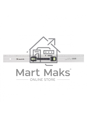 Линейка-уровень Matrix, 600 мм, металлическая, пластмассовая ручка 2 глазка MASTER