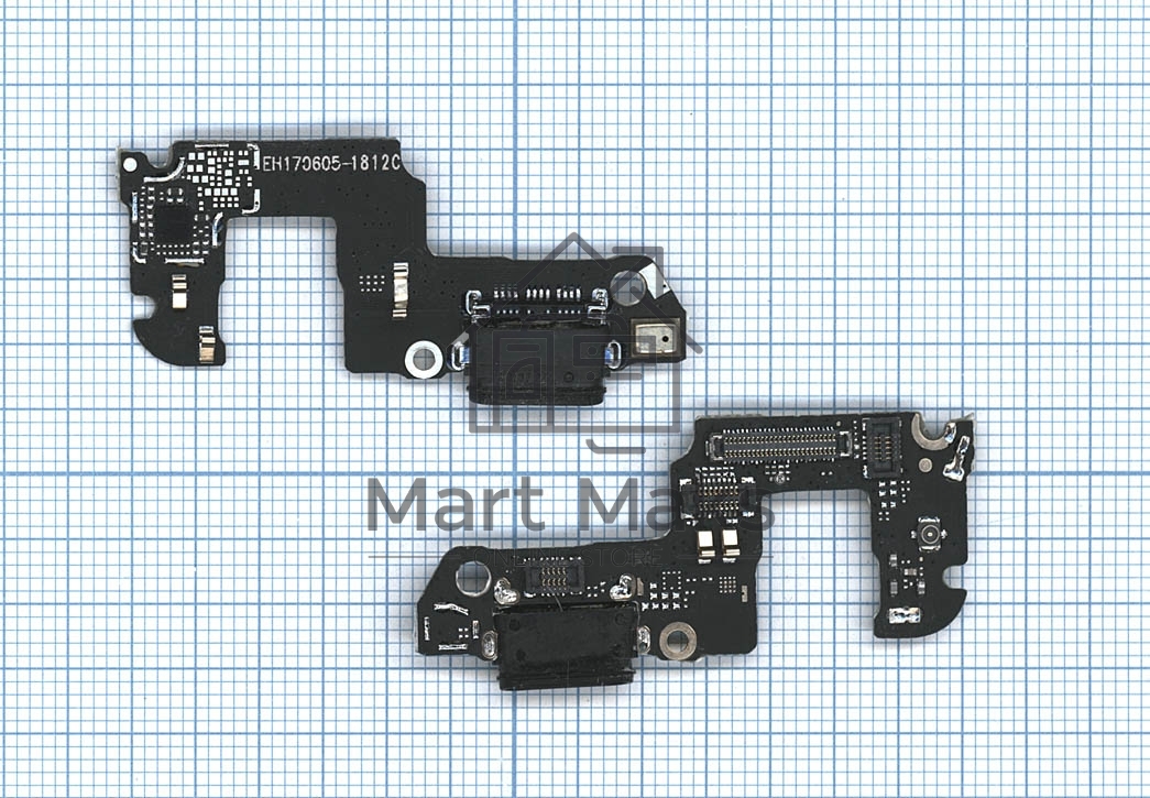 Плата разъема питания с микрофоном для Huawei Honor 9
