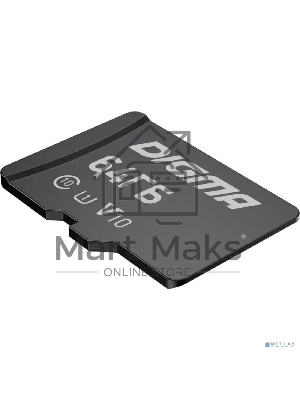 Флеш карта microSDXC 64Gb Class10 Digma CARD10 + adapter