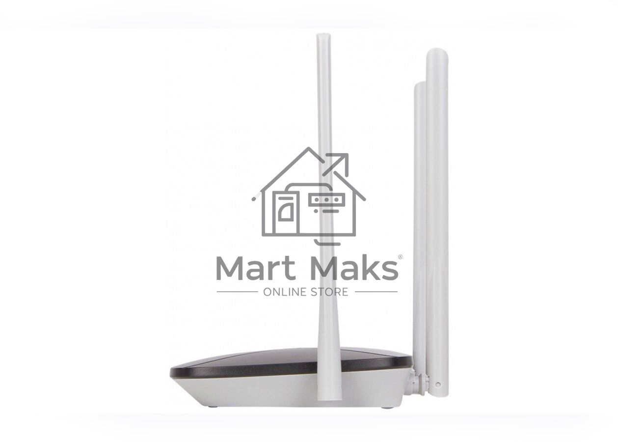 Беспроводный маршрутизатор Mercusys AC12, Dual Band, (867Мбит/с на 5 ГГц + 300Мбит/с на 2,4 ГГц)4 порта 100 Мбит/с, 4 фиксированных антенны