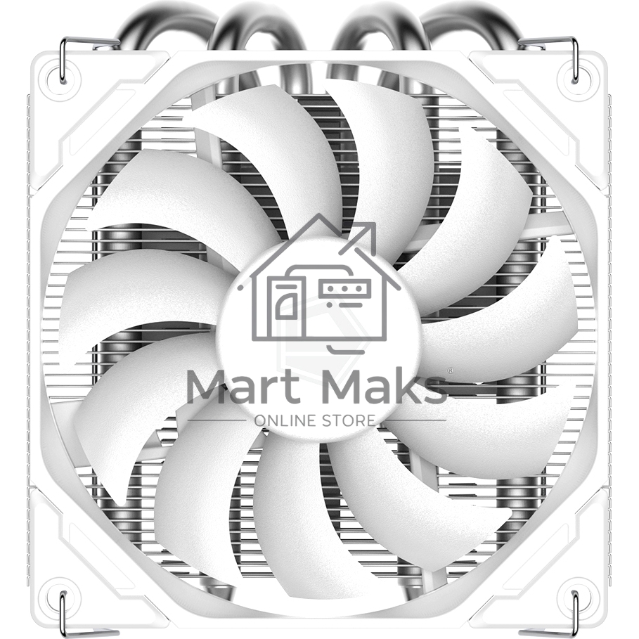 Вентилятор для процессора ID-COOLING IS-40X-V3 Socket AM4/AM5/115x/1200/1700, 92mm, 2800rpm, 35.2 дБ, 95W, PWM 4-pin, Al-Cu (IS-40X-V3 WHITE)
