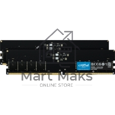 Оперативная память Crucial, DDR5, 32GB (1x32 GB), 4800 MHz, CL40, DIMM