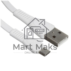 Кабель USB 2.0 HOCO X13, AM/microBM, белый, 1м