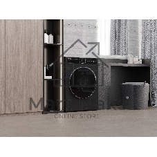 Стиральная машина Korting KWM 42LS1267 N черная, загрузка фронтальная 6кг, 1200 об/мин., класс: A+++