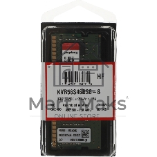 Оперативная память Kingston ValueRAM, DDR5, 8GB (1x8GB), 5600MHz, CL46, SO-DIMM
