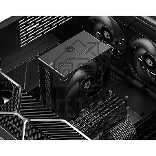 Кулер для процессора ID-COOLING SE-214-XT V2 черный LGA1851/1700/1200/115X/AM5/AM4 (16шт/кор, TDP 200W, PWM, 4 тепл.трубки прямого контакта, FAN 120мм) RET