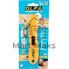 Канцелярский нож OLFA OL-SK-10 нерж.сталь 17.8мм