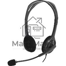 Гарнитура Logitech H111 чёрный, проводная, 3.5 мм