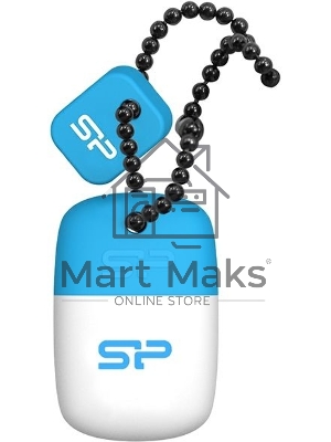 Флешка USB R/W 16Gb Silicon Power Touch T07, USB 2.0, Голубой