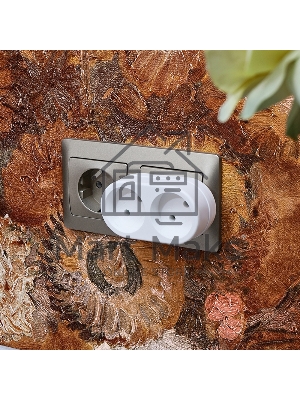 Двойник электрический 6А без заземления, белый Rexant