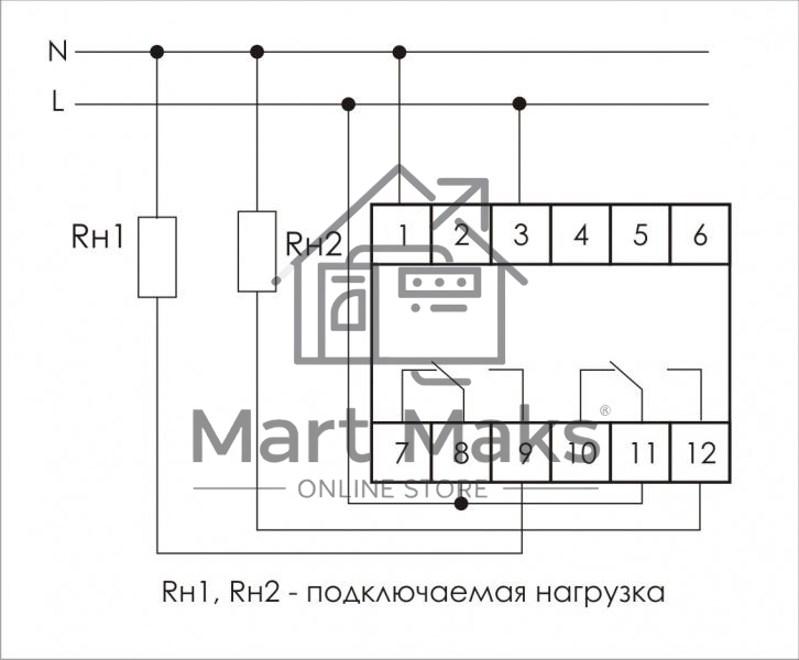Реле времени PCR-515 (задержка вкл. 230В 2х8А 2перекл. IP20 монтаж на DIN-рейке) F&F EA02.001.006