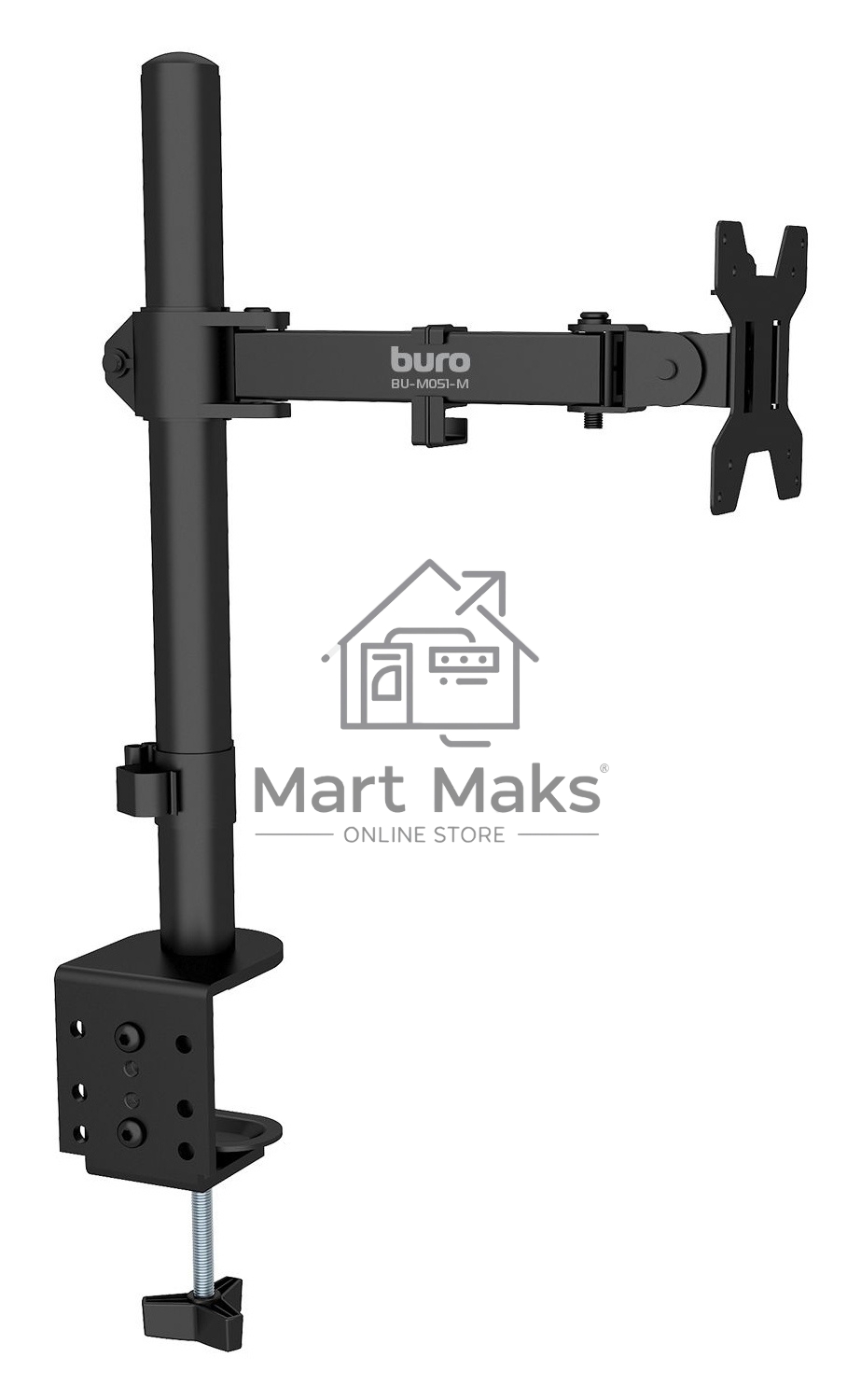 Кронштейн для мониторов ЖК Buro BU-M051-M черный 17