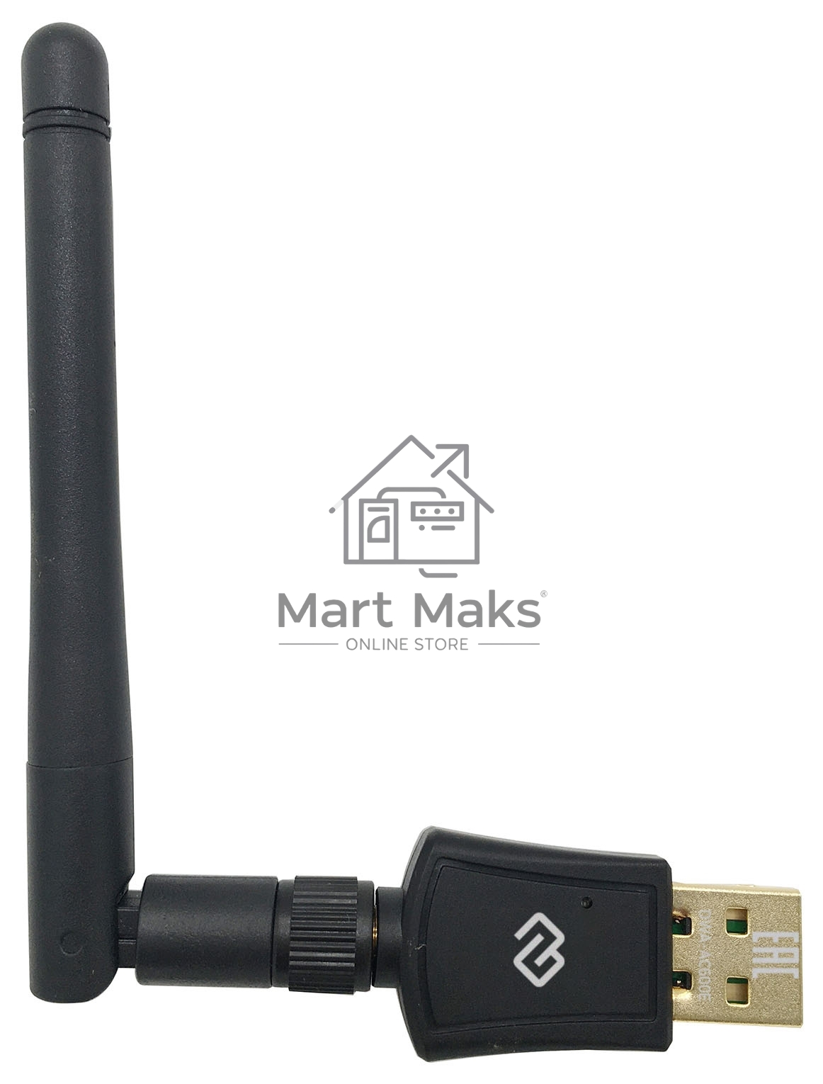 Сетевой адаптер WiFi Digma DWA-AC600E AC600 USB 2.0 (ант.внеш.съем) 1ант. (упак.:1шт)