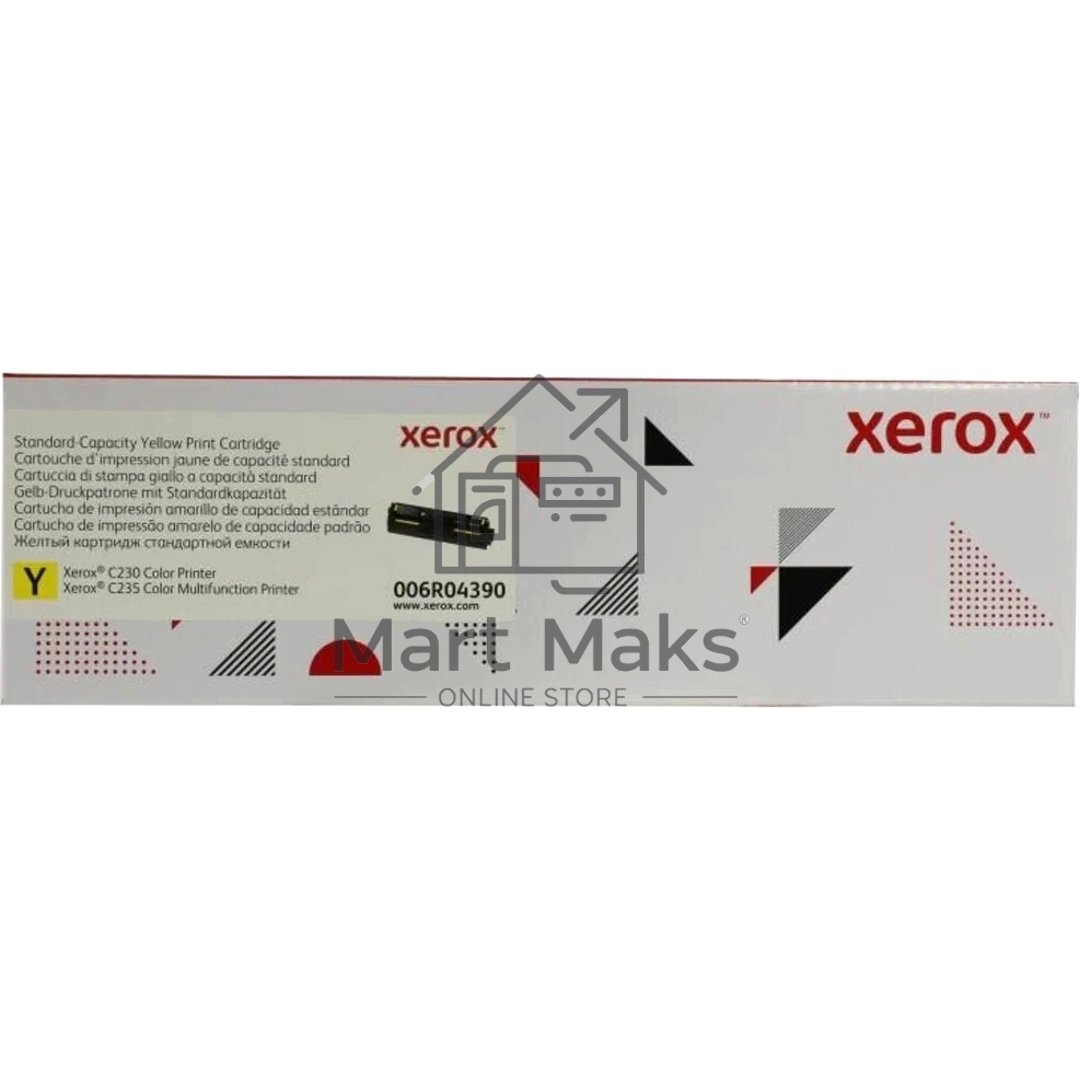 Картридж лазерный XEROX C230/C235 желтый стандарт (006R04390)