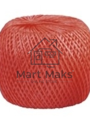 Шпагат полипропиленовый Сибртех 93983 1200 текс, 1,7 мм, L 400 м, Россия, красный