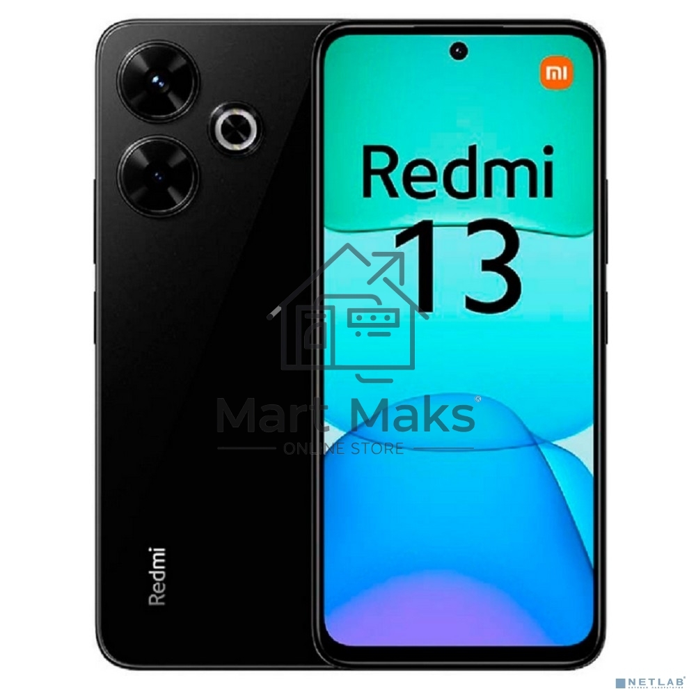 Смартфон Xiaomi Redmi 13, 6/128Gb, черный