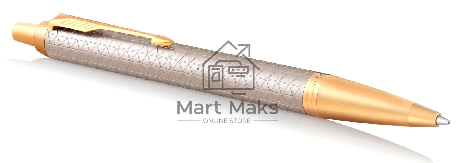 Ручка шариковая Parker IM Premium K323 (CW1931687) Grey GT M, синие чернила, подарочная коробка