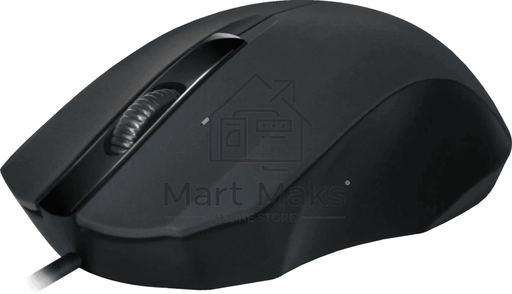Мышь проводная Defender MM-310 черный, 1000 dpi, USB, кнопки - 3