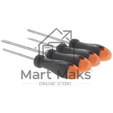 Набор отверток Home Series Gray Deli HT1004C 4шт SL5x100+SL6x150+PH1x100+PH2x150, эксклюзивный дизайн, рукоятка из высококачественного софттач пластика