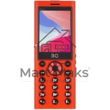 Мобильный телефон BQ 2458 Barrel L красный/черный