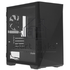 Компьютерный корпус ZALMAN Z1 ICEBERG, MicroATX, черный, WINDOW, 2xCOMBO (3.5