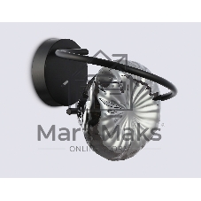 Светильник Ambrella light LH15005 BK/SM черный/дымчатый G9 max 40W 195*210*170