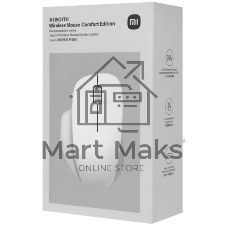 Мышь беспроводная Xiaomi Wireless Mouse Comfort Edition белый, 1200 dpi, радиоканал, USB, кнопки - 3