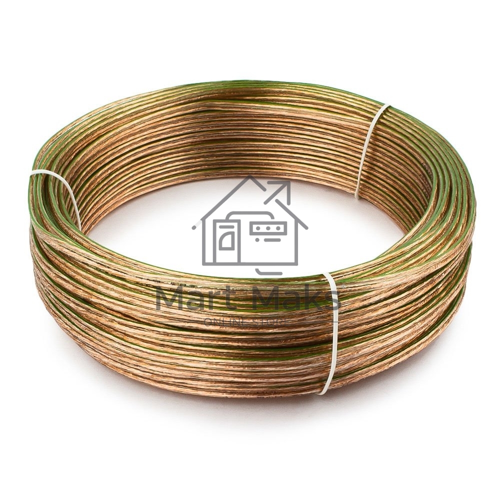 Акустический кабель Cablexpert CC-TC2x0,5-30M, прозрачный,  30 м, бухта