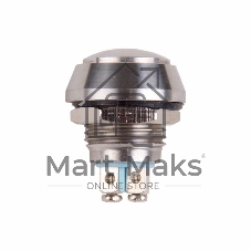 Кнопка антивандальная Rexant Ø12 Б/Фикс (2с винт) (ON)-OFF сфера