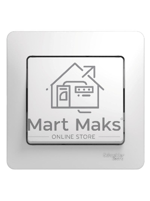 Выключатель 1-кл. СП Glossa 10А IP20 10AX в сборе белый SchE GSL000112