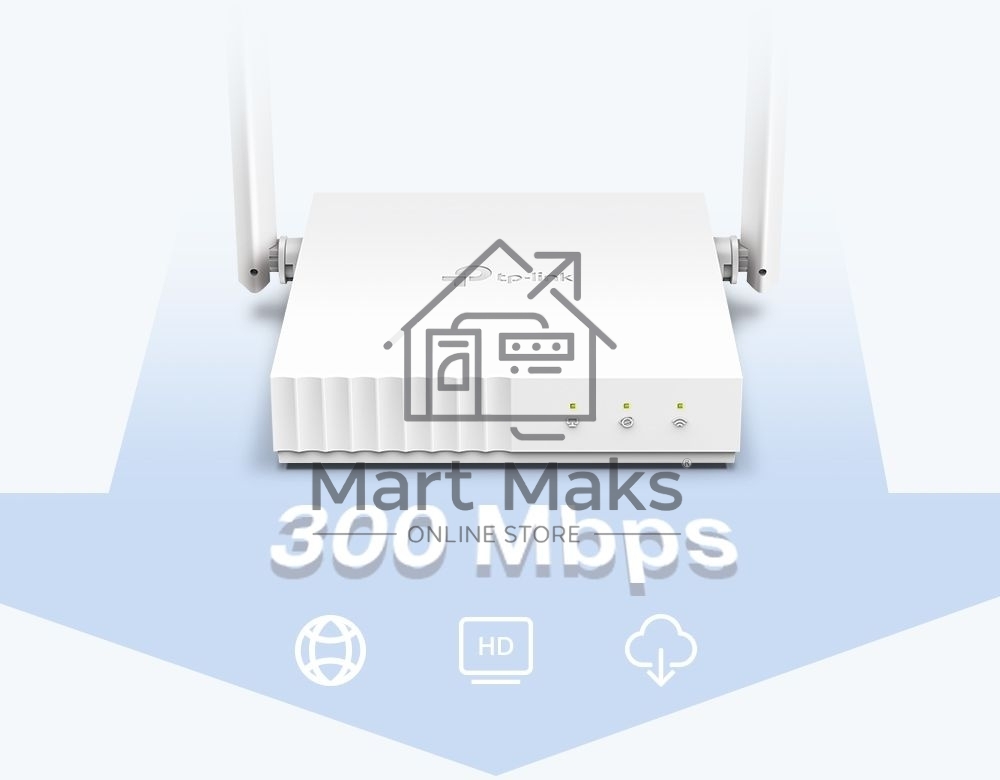 Роутер беспроводной TP-Link TL-WR844N N300 10/100BASE-TX белый
