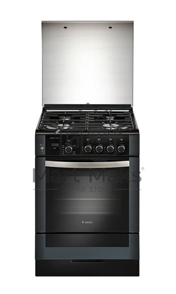 Плита газовая Gefest ПГ 6300-03 0046 черный, конфорок 4 шт, духовка 52 л, 60 см x 85 см x 60 см