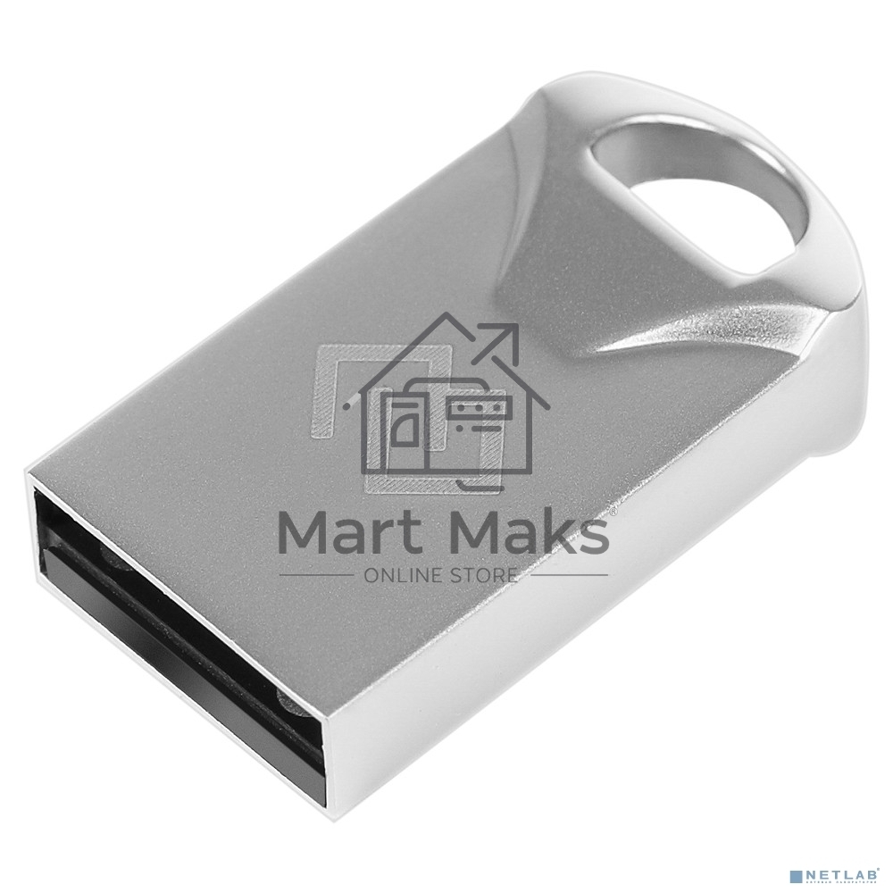 Флешка USB R/W Digma R/W 128Gb DRIVE2 DGFUM128A20SR USB2.0 серебристый