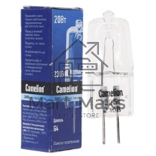 Лампа галогенная JD 20Вт капсула g4 2850К 240В g4 Camelion 10405
