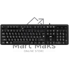 Клавиатура проводная Defender Arx GK-196L RU, USB, черный