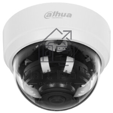 Уличная купольная HDCVI-видеокамера DAHUA DH-HAC-D1A51P-U-IL-0280B-S3 5Мп; CMOS; объектив 2.8мм; ИК 25м, Led 20м; корпус: пластик