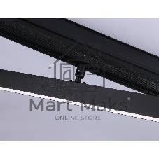 Светильник трековый светодиодный GL4201 BK черный IP20 12W 4200K 48V 305*22*45