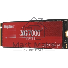 Накопитель SSD KingSpec XG7000, 1Tb, PCIe 4.0 x4, M.2 2280, NVMe, R/W 7400/6600