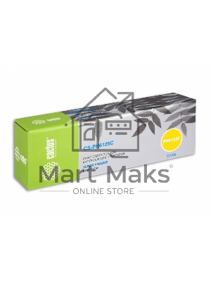 Картридж лазерный Cactus CS-PH6125C (106R01335) голубой (1000 стр.) для Xerox 6125/6125n