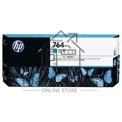 Картридж струйный HP 764 (C1Q13A) голубой для HP Designjet T3500