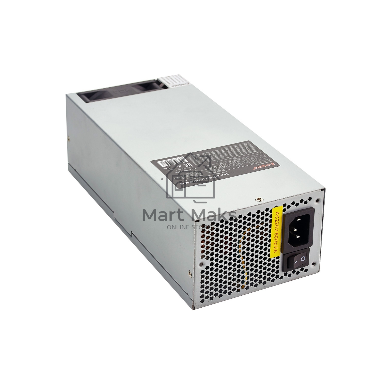 Серверный блок питания 500W Exegate <ServerPRO-2U-500ADS> APFC, унив. для 2U, 24pin, 2*8pin, 3xSATA, 5xIDE