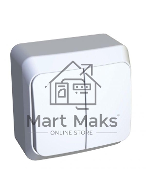 Выключатель 2-кл. ОП Этюд 10А IP20 с индик. белый SchE BA10-006B