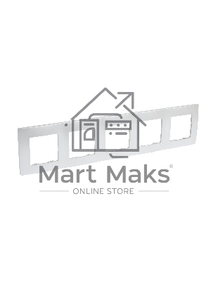 Рамка 5 постов, алюминий ETIKA Рамка 5 постов, алюминий ETIKA