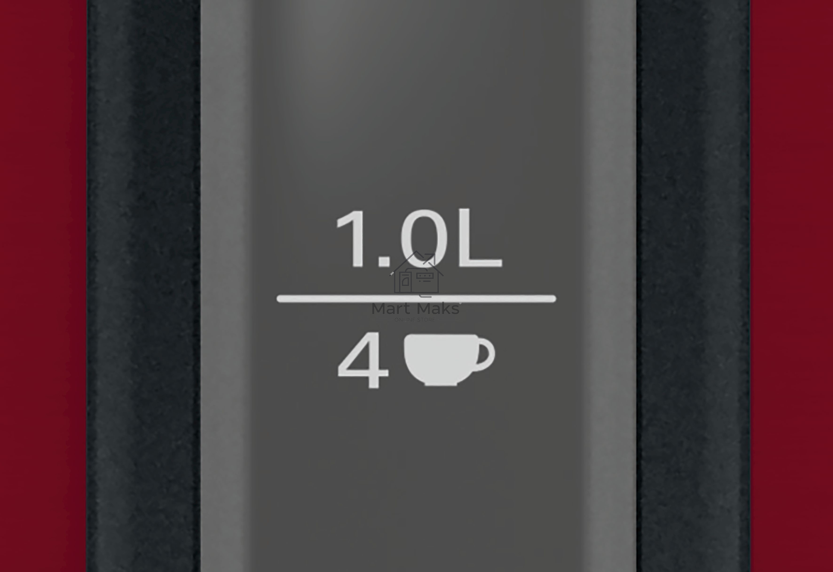 Чайник электрический Bosch TWK3P424 1.7л. 2400Вт красный (корпус: нержавеющая сталь)