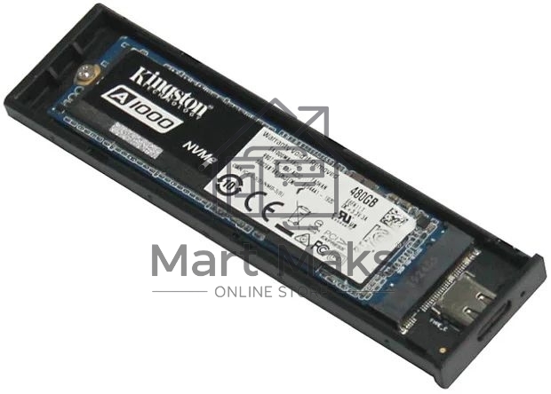 Внешний корпус SSD AgeStar 31UBVS6C NVMe/SATA алюминий черный M2 2280 м